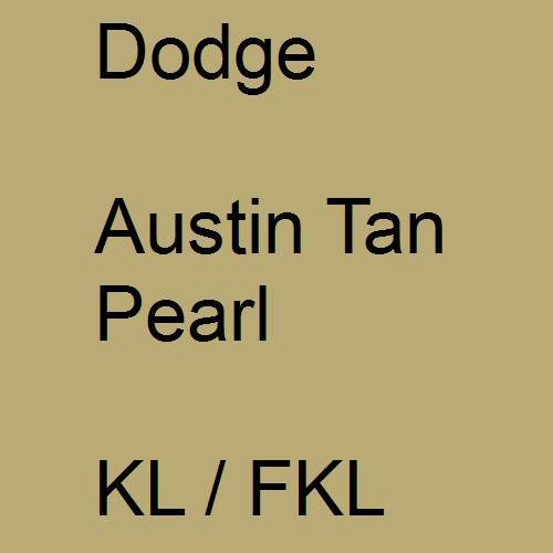 Dodge, Austin Tan Pearl, KL / FKL.